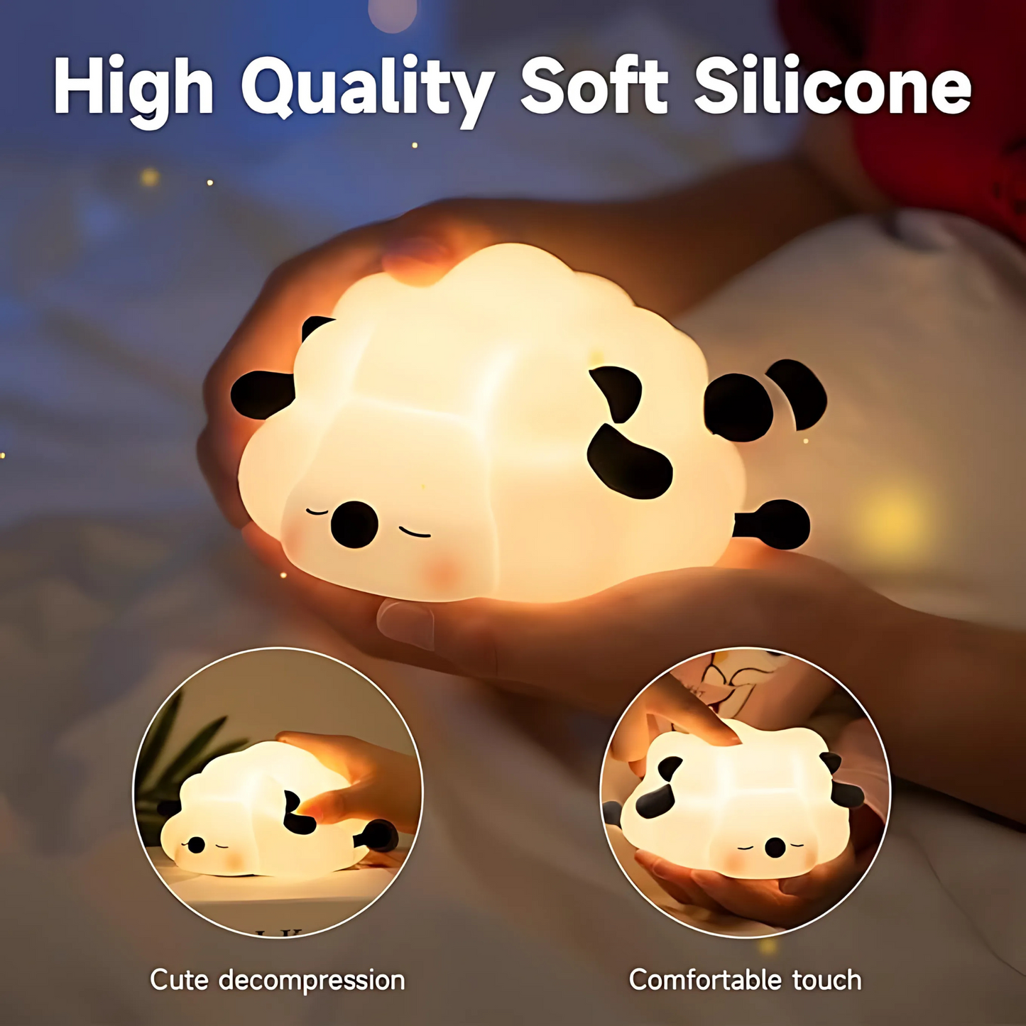BABY SLEEPING Sheep Silicone Light