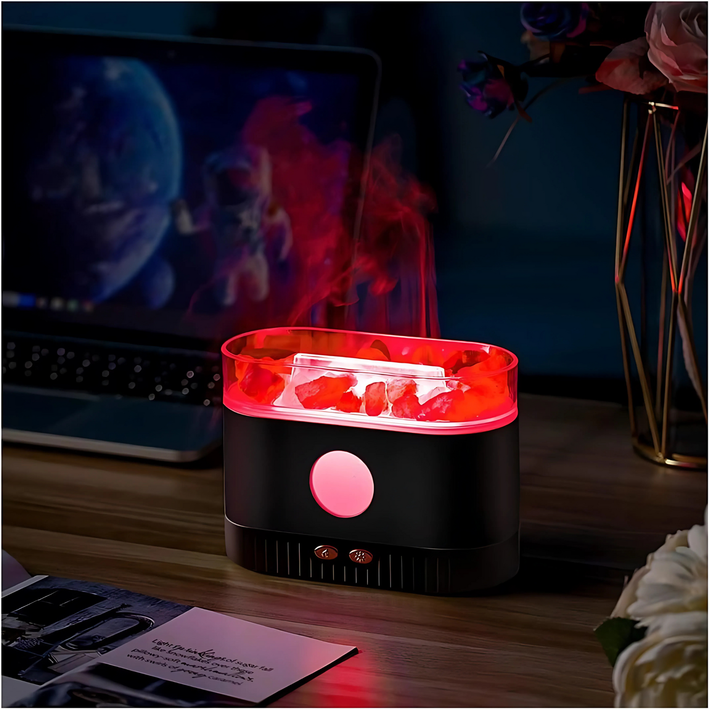 flame humidifier AROMA diffuser portable noisless